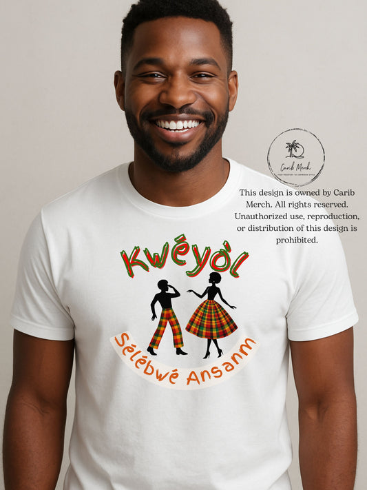 Kweyol Nonm Silhouette Creole Tee