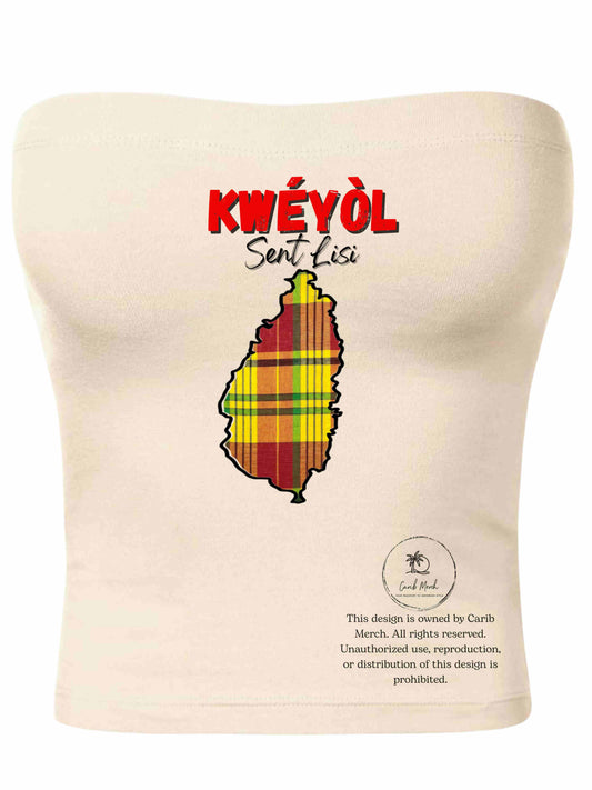 Kweyol Sent Lisi Tube Top