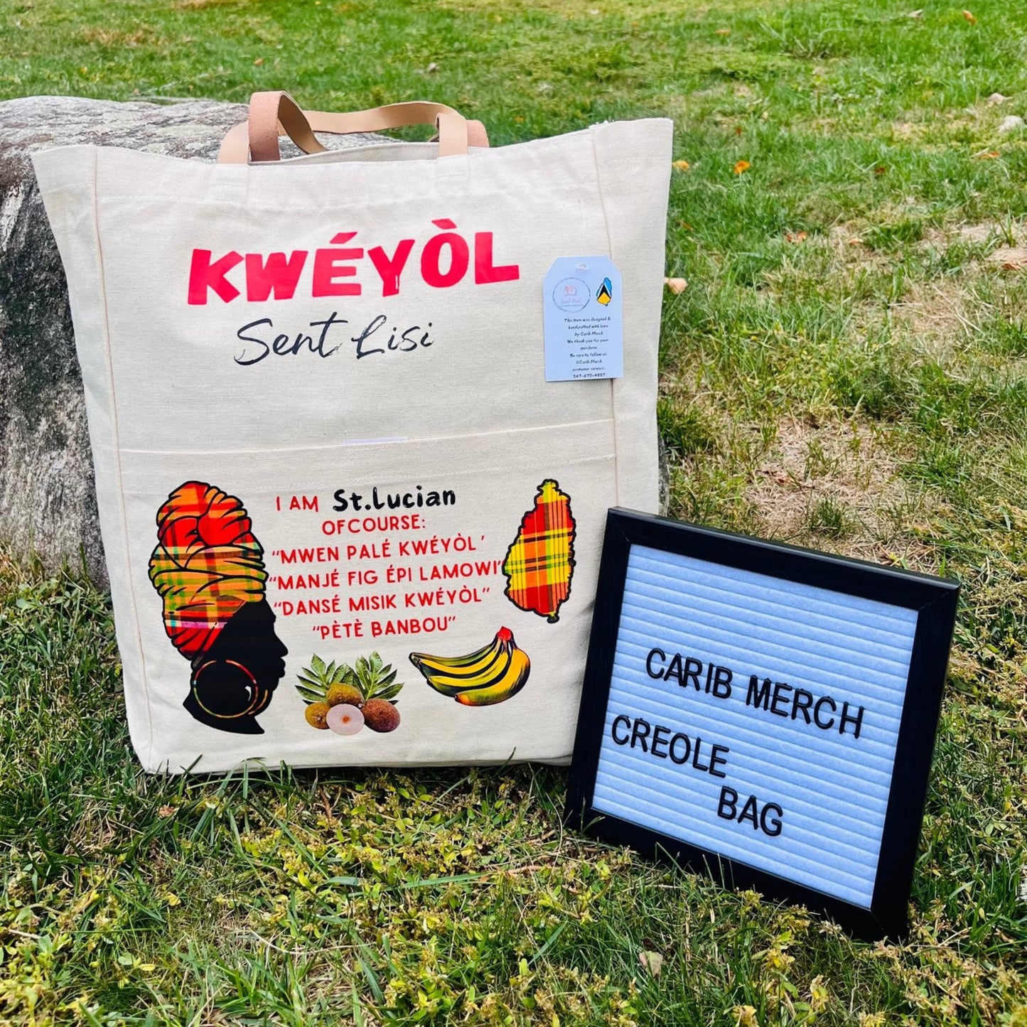 Saint Lucia Creole Shoulder Bag