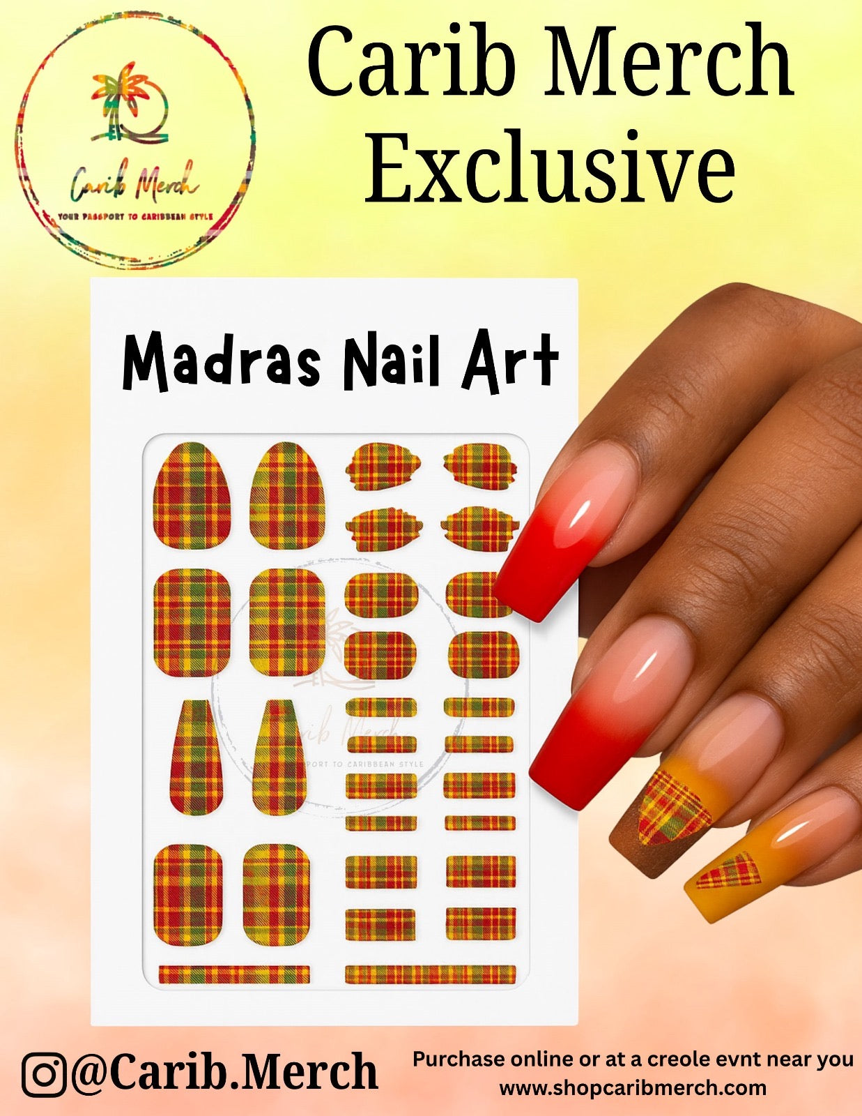 Madras Nail Art