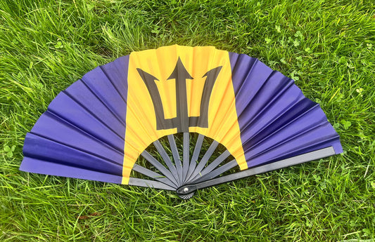 Barbados Flag Fan