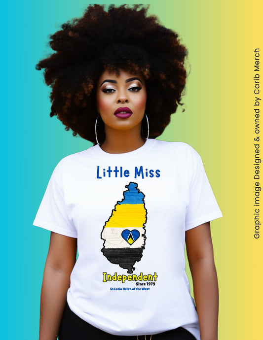 Little Miss Independent (Saint Lucia) Tee