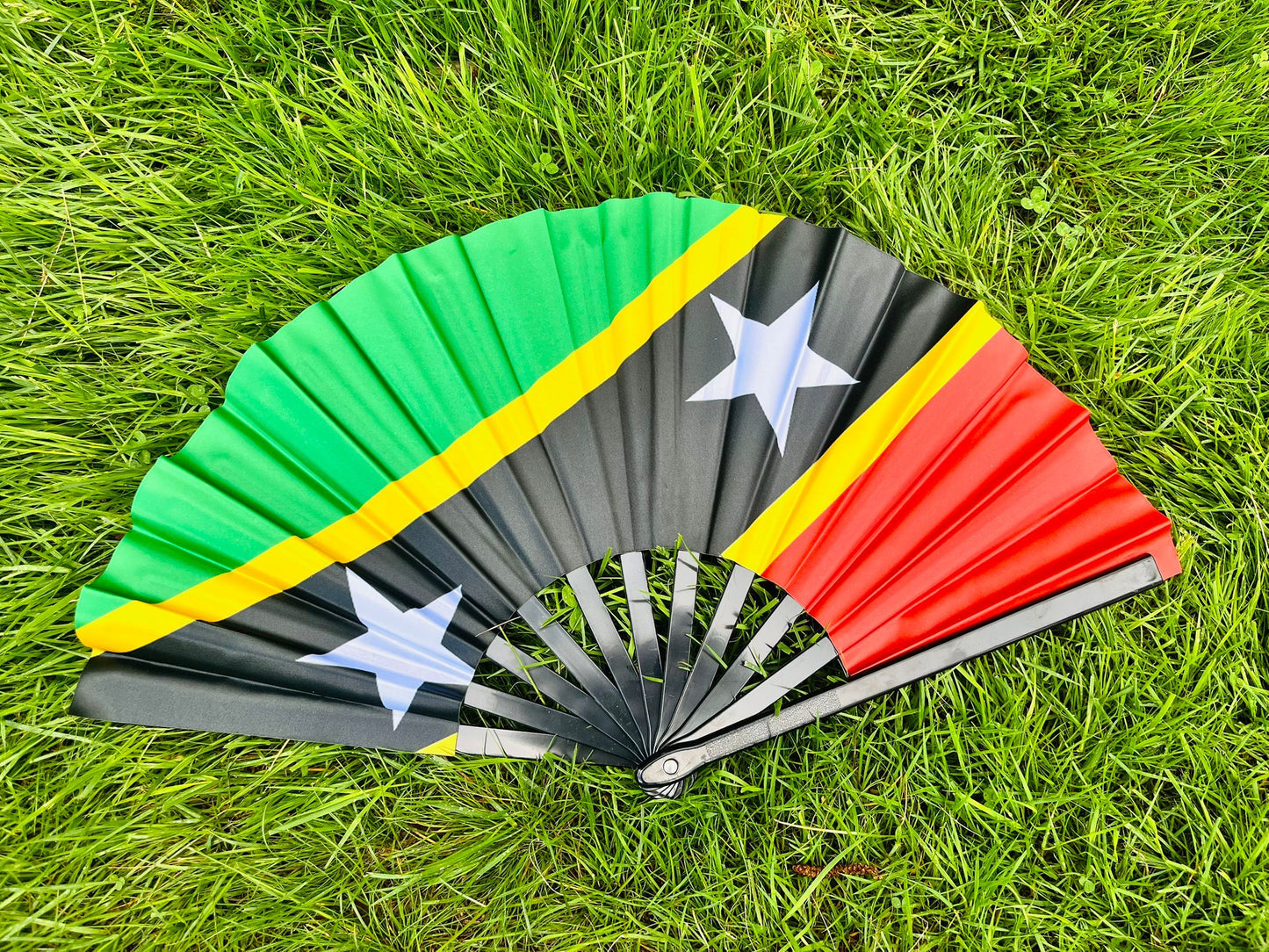 St.Kitts Flag Fan