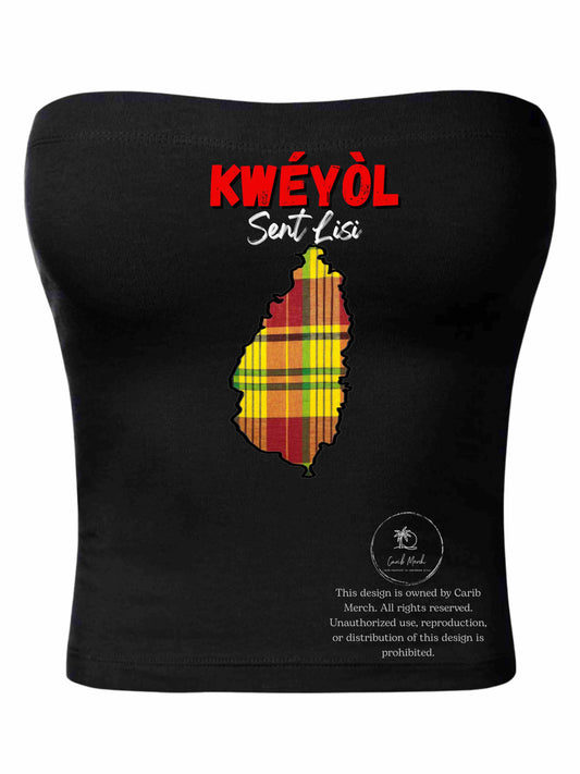 Kweyol Sent Lisi Tube Top