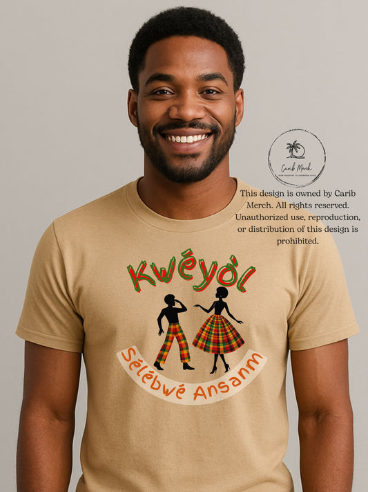 Kweyol Nonm Silhouette Creole Tee