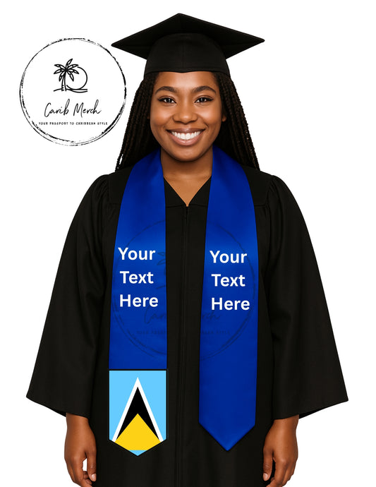 Custom Flag Grad Stole